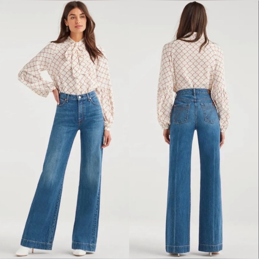 7 For All Mankind Jeans 32X35 Modern Dojo Havana!